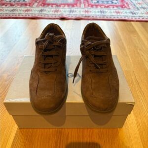 HOGAN Brown Suede Women's Sneakers